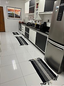 Conjunto de cozinha - Mesclado ( Cinza,Preto,Branco )