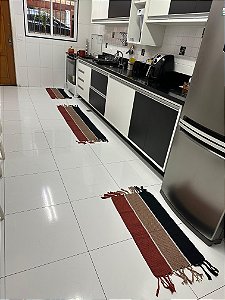 Conjunto de cozinha - Mesclado ( Telha,Bege,Preto )