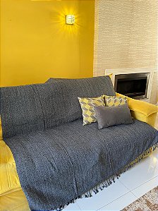 Manta Cinza Mesclado