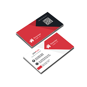 CARTÃO DE VISITA C/ VERNIZ TOTAL FRENTE - 1000 UNID.