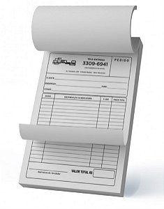 Bloco de Pedido – 10 Blocos com 100 Folhas (Offset 56g)