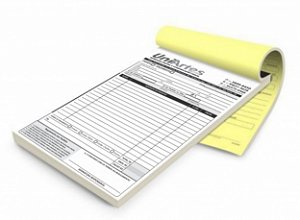 Bloco Autocopiativo 2 Vias – 20 Blocos com 100 Conjuntos (15x21 cm)