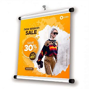 Banner 70x100 cm – Lona 440g • Impressão Colorida (1 unid)