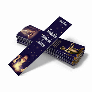 Marcador de Página Personalizado 15x4,8 cm – Frente e Verso – 1000 Unidades – Couchê 300g