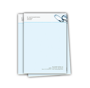 RECEITUÁRIOS 15X21CM 4X0 - 500 UNID