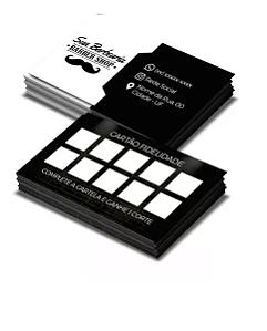 CARTÃO DE VISITA C/ VERNIZ TOTAL - FRENTE & VERSO 4X4 - 1000 Unid