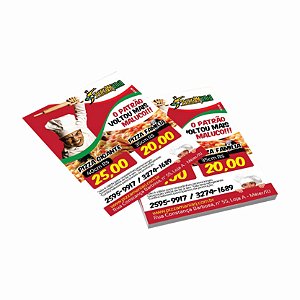 Panfleto / Flyer 14x20 cm – Frente (4x0) – 2.500 unid | Gráfica Olinda