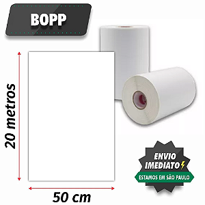 Filme Adesivo BOPP 20metros x 50cm