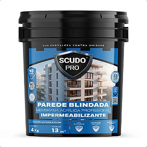 Impermeabilizante Scudo Pro Parede Blindada Branco 4kg