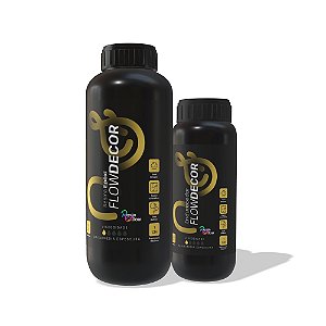 Resina Epóxi Rígida FlowDecor Bolhas Baixa Viscosidade 1kg