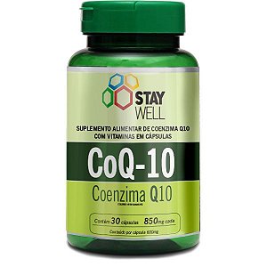 Coenzima Q10 - 30 Capsulas de 600mg - Stay Well