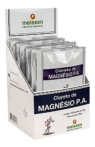 Cloreto De Magnésio Pa Caixa C/ 10 Sachê De 33g Meissen