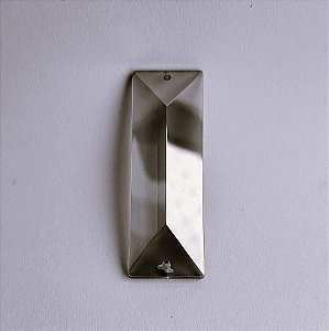 Cristal Asfour Egipicio Placa Reta SATIN 63mm 2 furos cod.610 -  175 unidades (1 cx branca)