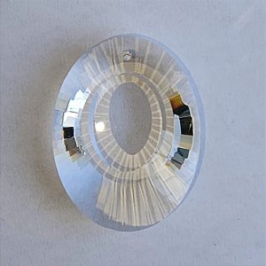 Cristal K9 Disco Oval 63mm - 48 unidades (1 cx branca)