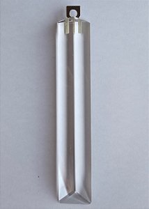 Cristal Asfour Egipicio Placa Reta c/ Suporte 200mm cod.TR20 -  8 unidades (1 cx branca)