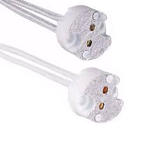 Soquete MR16 para lâmpada Dicroica kit 45 unidades