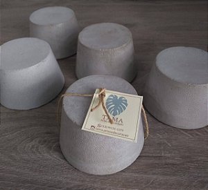 Peso De Papel De Cimento Pudim - Para Escritório/casa/ateliê