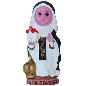 Imagem de Santa Edwiges em Resina 8cm