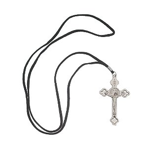 Cordão Cruz de São Bento Niquel
