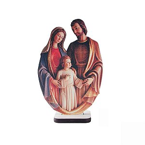Imagem Pedestal de Mesa Sagrada Família em MDF 11cm