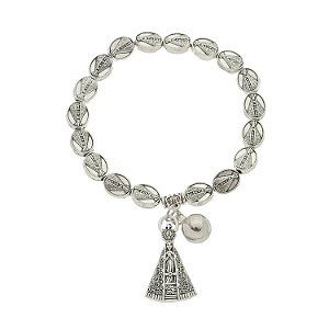 Pulseira de Nossa Senhora Aparecida com medalhas
