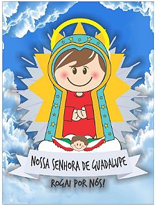 Quadro Infantil Nossa Senhora de Guadalupe