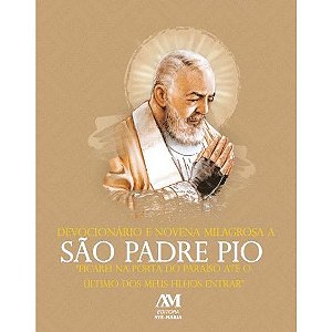 Livro Devocionário e Novena Milagrosa a São Padre Pio