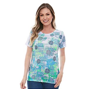 Blusa Baby Look Medalha de São Bento DV11570