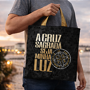 Ecobag Sacola de São Bento de Tecido