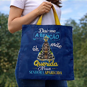 Ecobag Sacola de Nossa Senhora Aparecida de Tecido