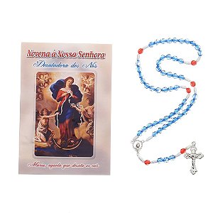 Terço Nossa Senhora Desatadora de Nós com Folheto