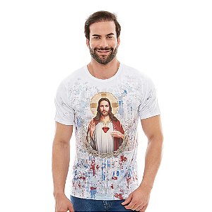Camiseta Sagrado Coração de Jesus DV12373