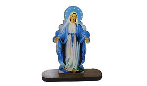 Adorno Pedestal de Nossa Senhora das Graças 9cm