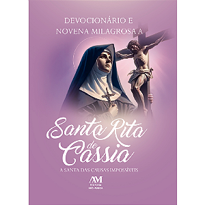Livro Devocionário e Novena Milagrosa a Santa Rita de Cássia