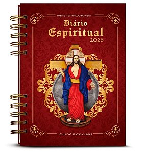Diário Espiritual 2026 - Padre Reginaldo Manzotti - Capa Clássica
