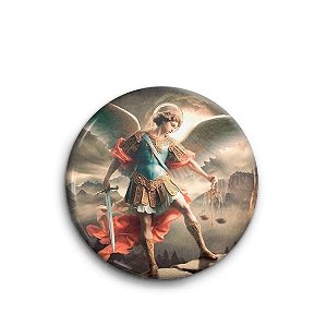 Boton São Miguel Alumínio Broche Alfinete