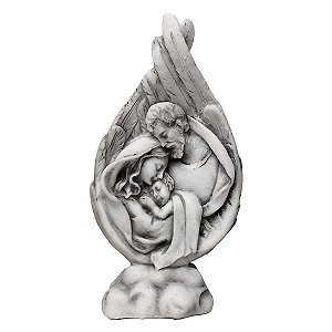 Imagem de Sagrada Família de Mármore Asa - 14 cm