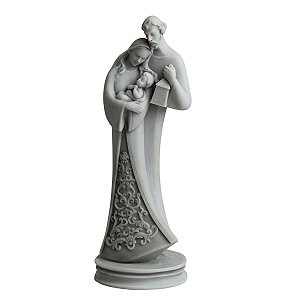 Imagem de Mármore Sagrada Família Estilizada 33 cm - Lampião