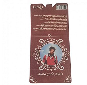 Medalha Carlo Acutis Dourado com Cartão
