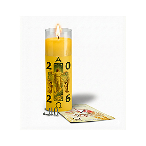 Vela Mini Círio da Família Ressuscitado Anjos Adoradores 2026