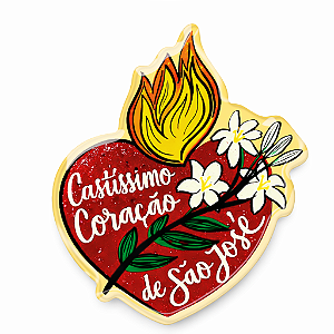 Adesivo de Castíssimo Coração de São José