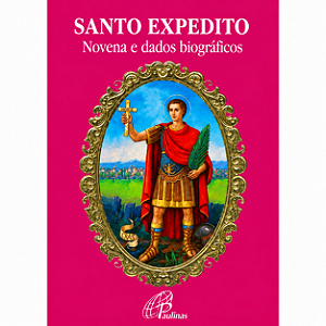 Livro Santo Expedito Novena e dados biográficos