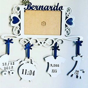 Porta Retrato Recém Nascido MDf