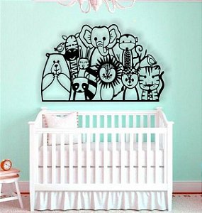 Painel Animal Para Quarto de Bebê