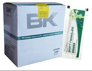 Agulhas para Acupuntura BK 0.25x30 (Pacote com 10 unidades)