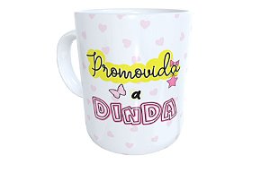 Caneca promovida a dinda madrinha de crisma batismo