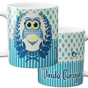 Caneca dindo com qualquer nome da criança personalizado