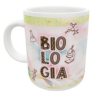 Caneca profissão biologia presente biólogo bióloga