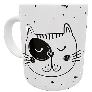 Caneca I love cat eu amo gato presente pai/mãe de pet
