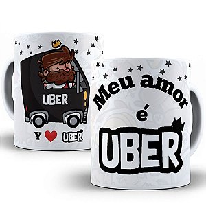 Caneca meu amor é uber presente fofo dia dos namorados